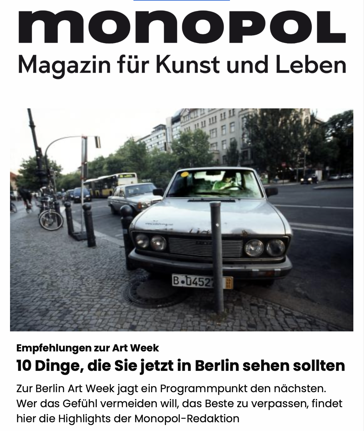 MONOPOL Magazin